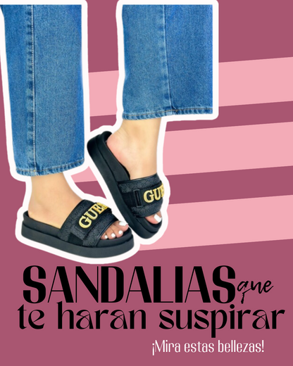 SANDALIA GUESS BLANCO