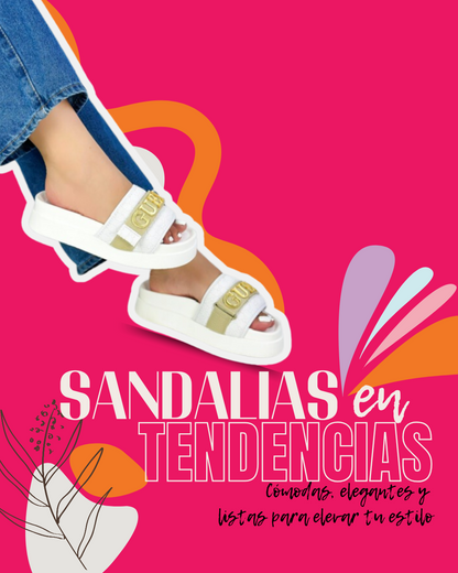 SANDALIA GUESS BLANCO